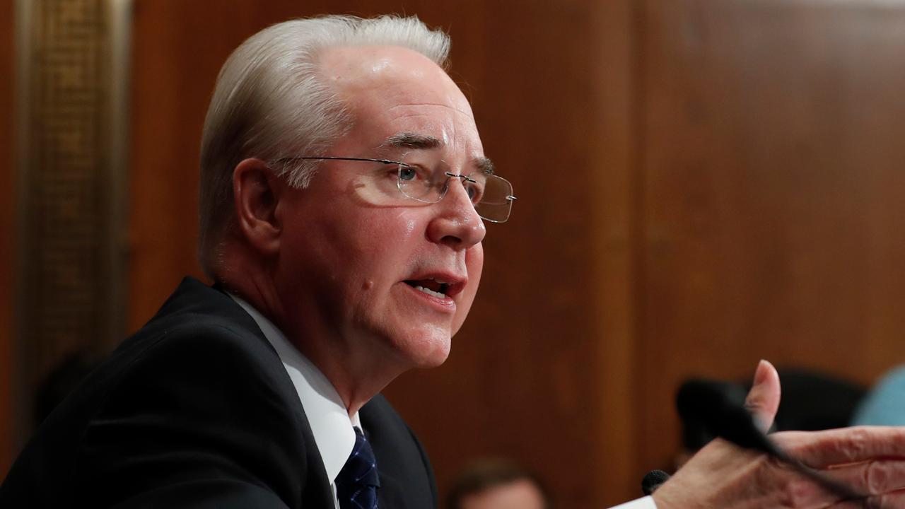Battle on Capitol Hill over HHS nominee Tom Price