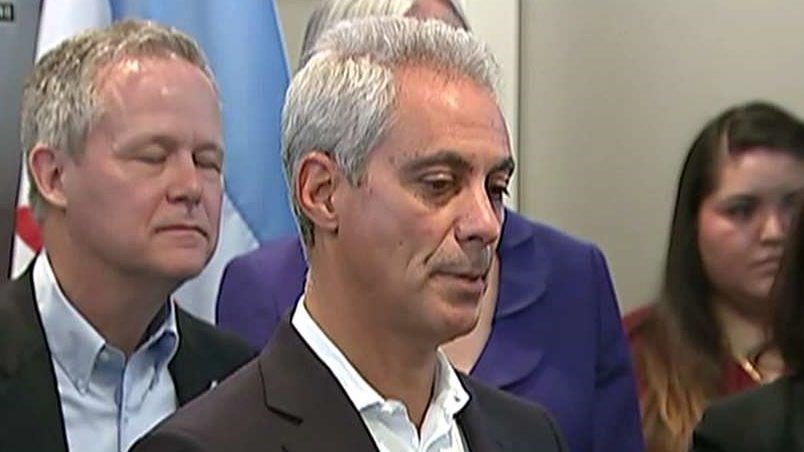Rahm Emanuel lectures President Trump about jobs