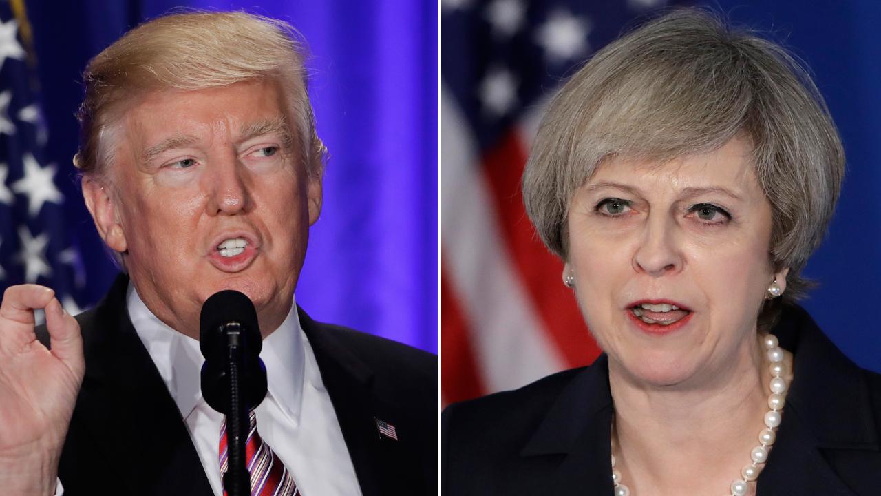 Likening Donald Trump and Theresa May to Reagan and Thatcher