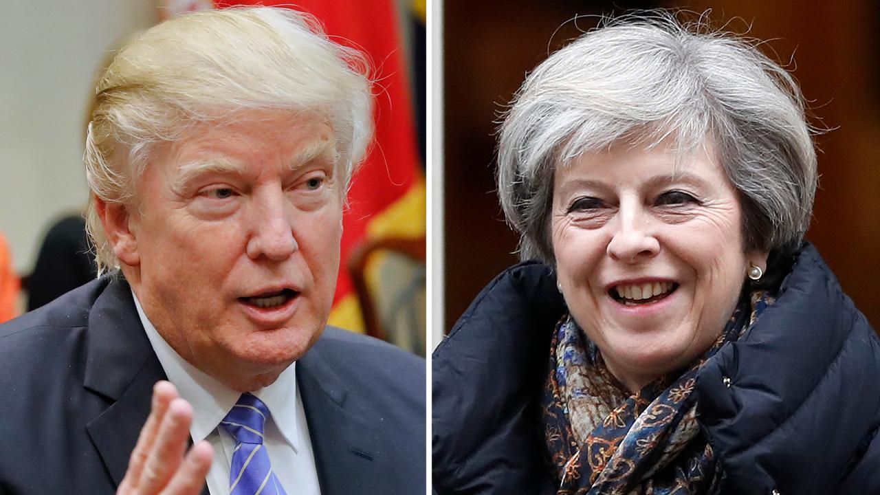 Trump, May expected to discuss trade, defense and Russia