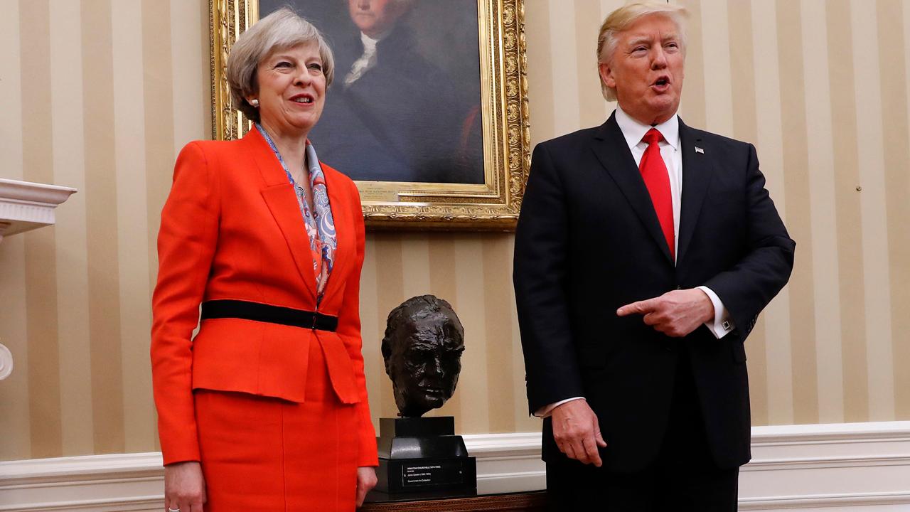 Trump: It's a great honor to have Winston Churchill back