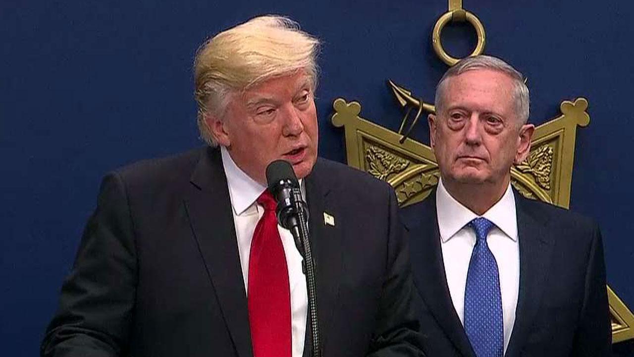Trump: Our military strength will be questioned by no one