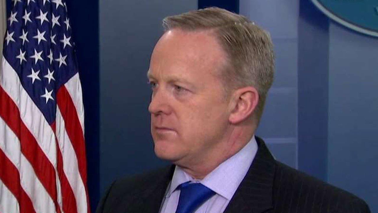 Spicer's battle with the press
