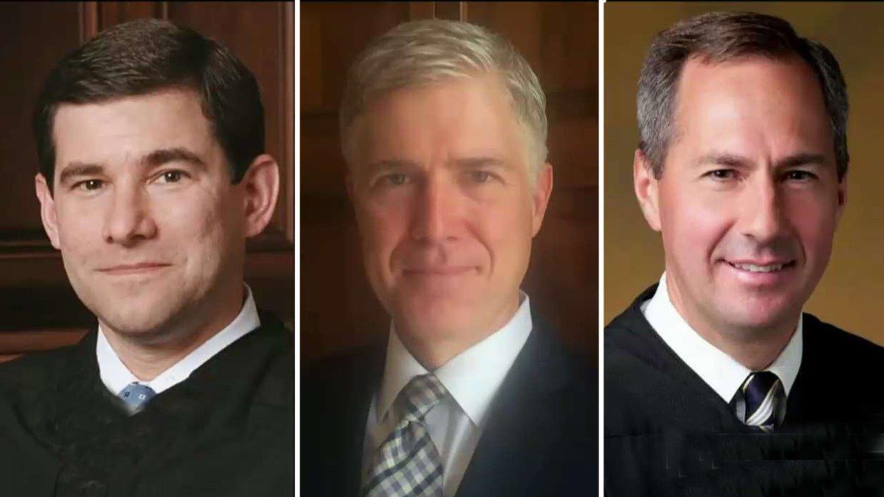 Three judges emerge as frontrunners for Supreme Court pick