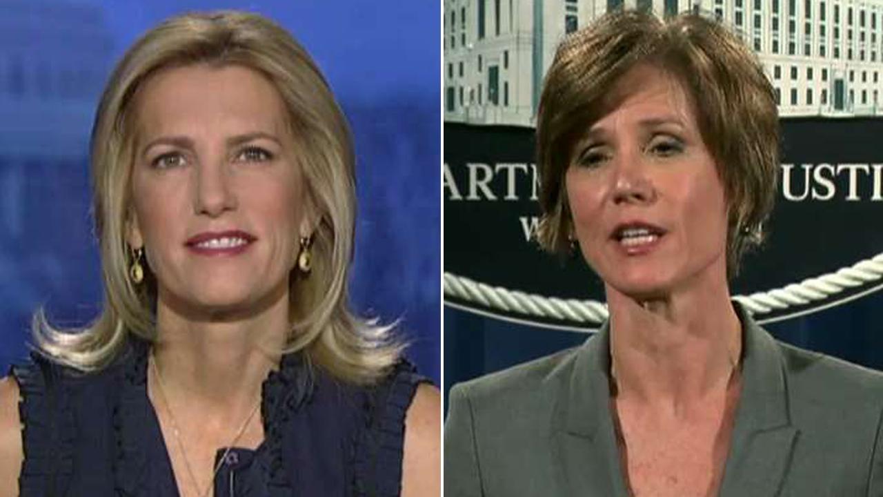 Ingraham: No parallel between Trump, Nixon over ousted AG