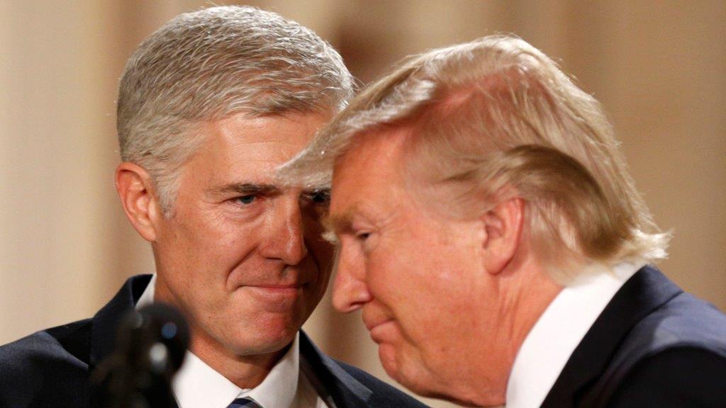 Demonstrator: Gorsuch is too friendly with Wall Street