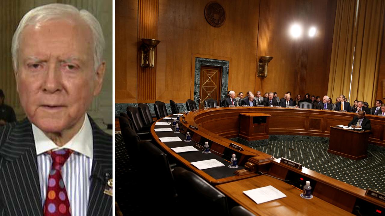 Sen. Hatch: What Democrats are doing is 'pathetic'