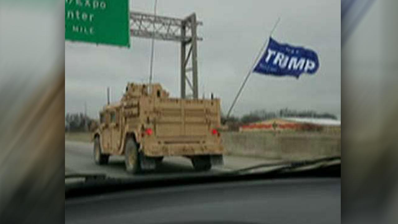 Military probes Navy SEAL unit that rode with Trump flag