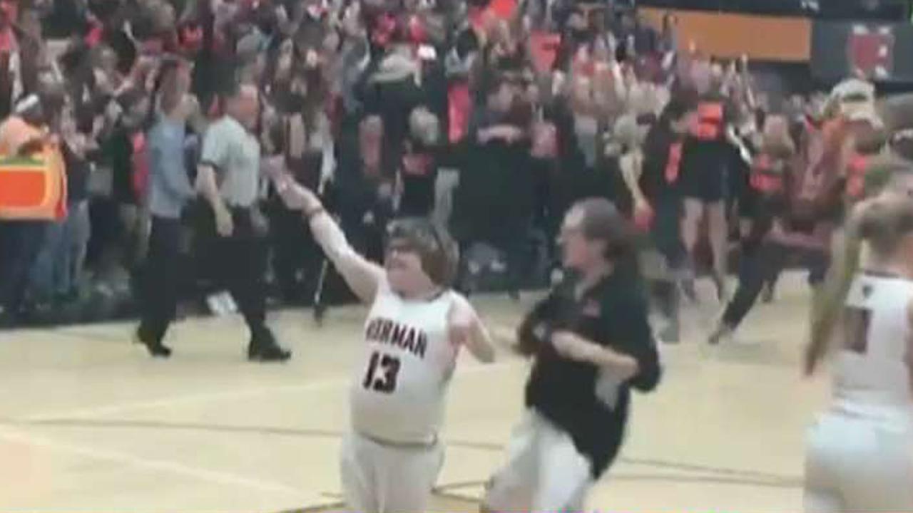 Special needs player nails game's last shot, crowd goes wild