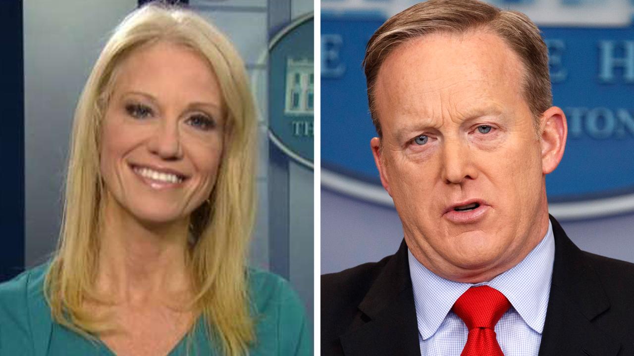 Kellyanne Conway addresses rumors about Sean Spicer's job