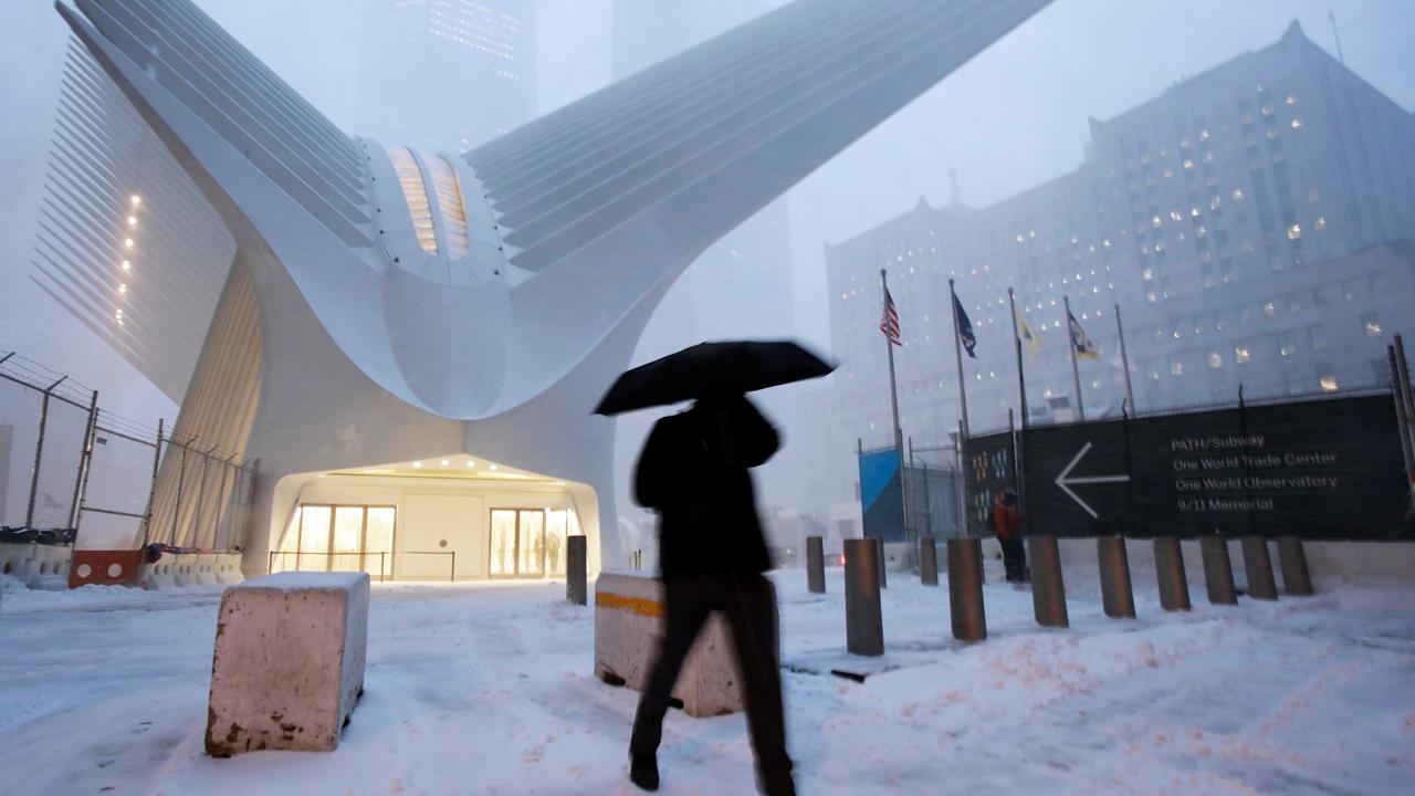 Snowstorm slams New York City