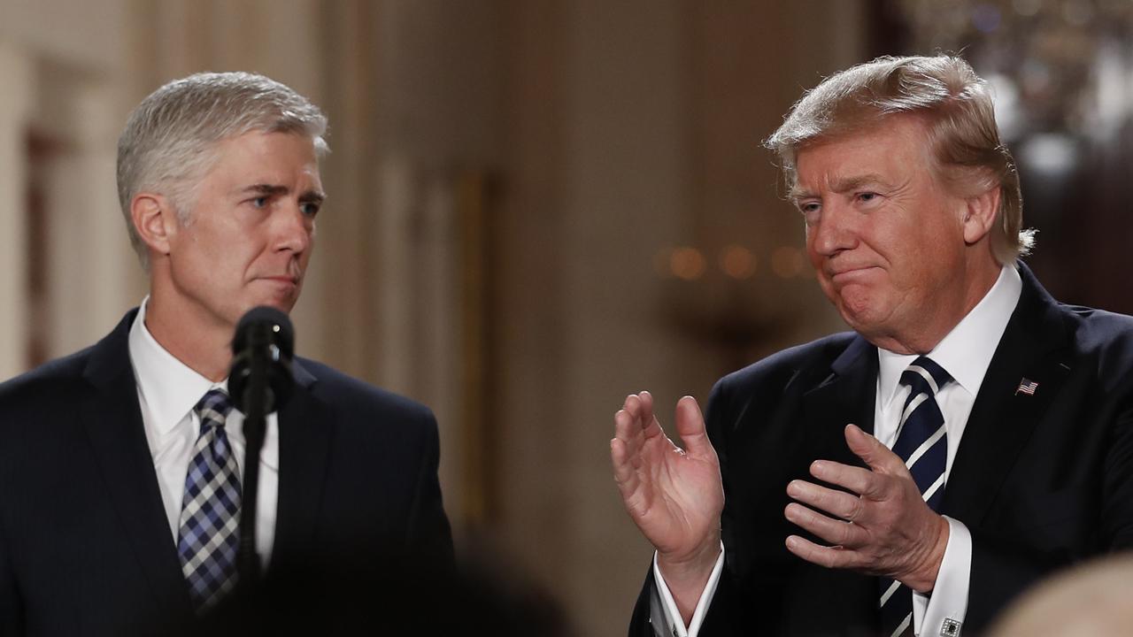 Is Judge Gorsuch distancing himself from President Trump?