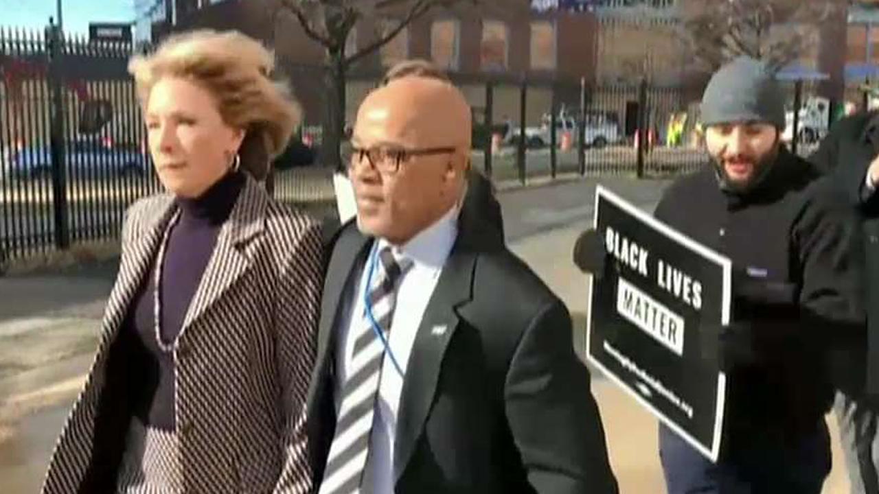 Betsy DeVos greeted by protesters at DC public school