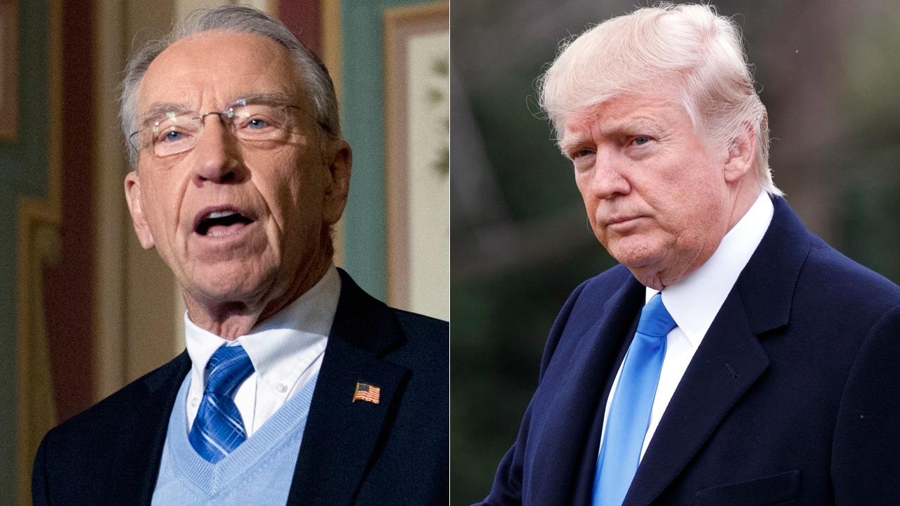 	Grassley goes on Twitter tear against Trump White House