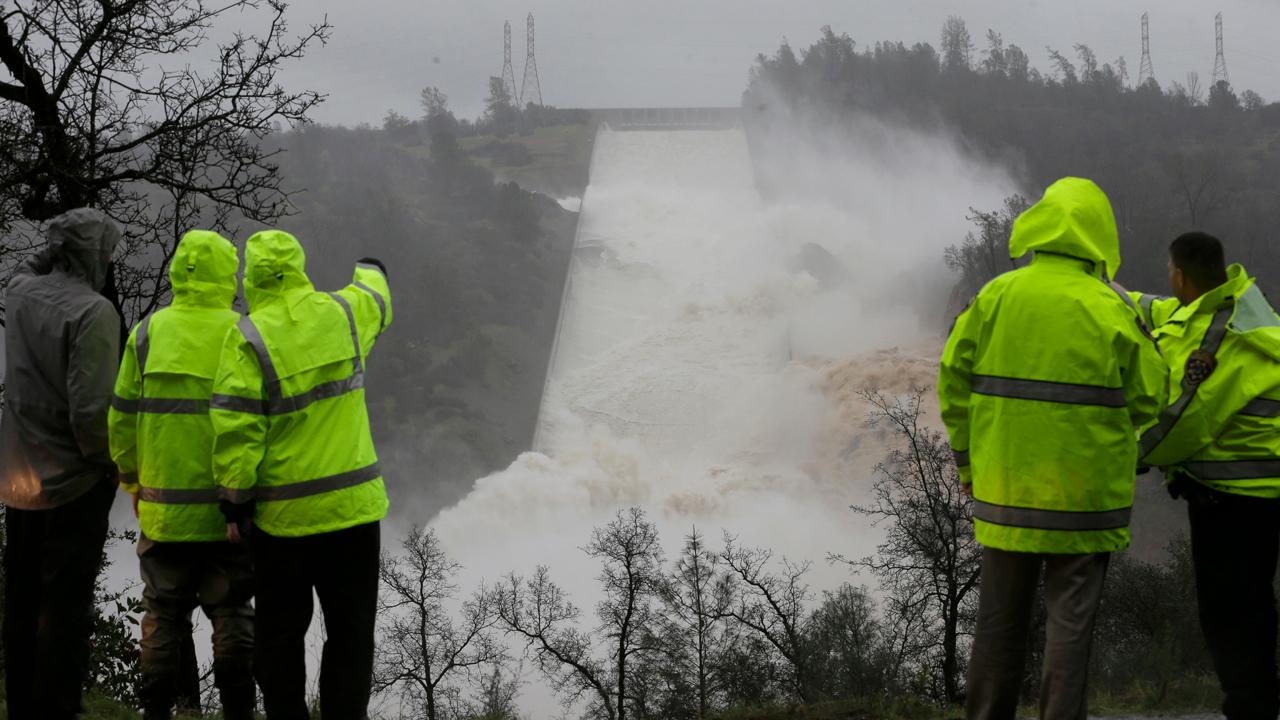 Crews work to patch up dam spillway, avoid catastrophe
