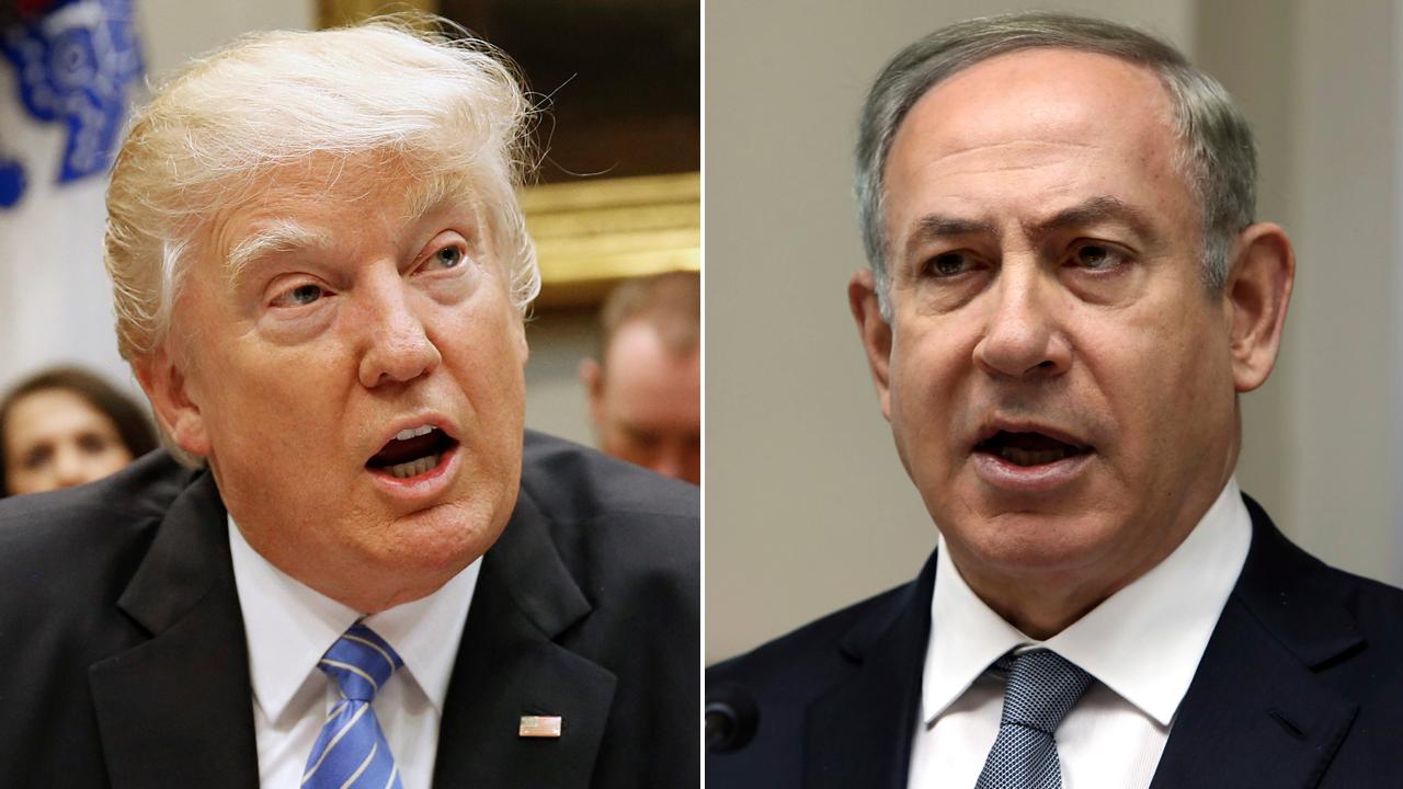 President Trump, PM Netanyahu hold first White House talks