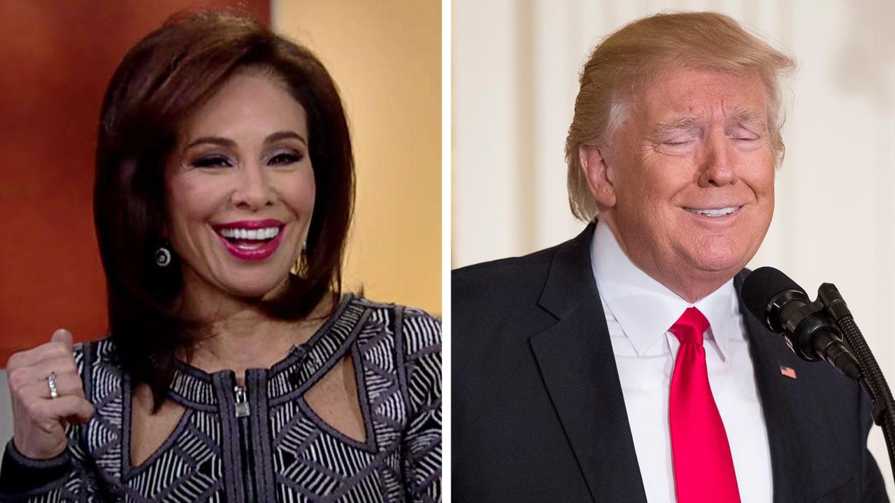 Judge Jeanine: If anyone can bring the media down it's Trump