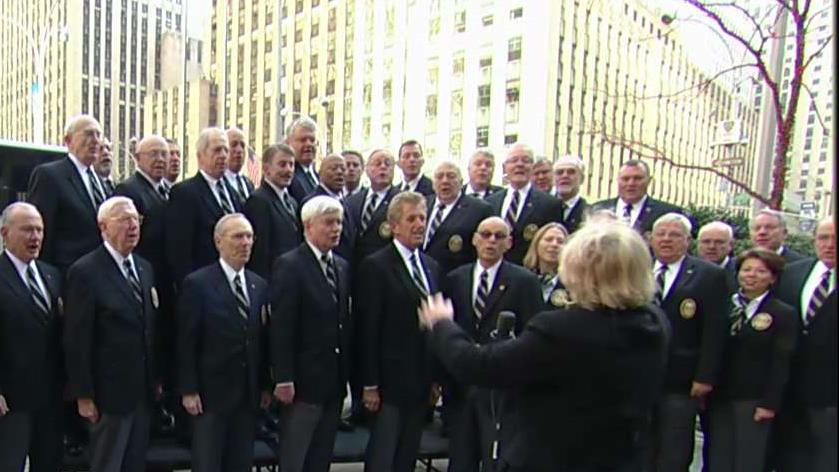 West Point Alumni Glee Club performs 'Star-Spangled Banner'