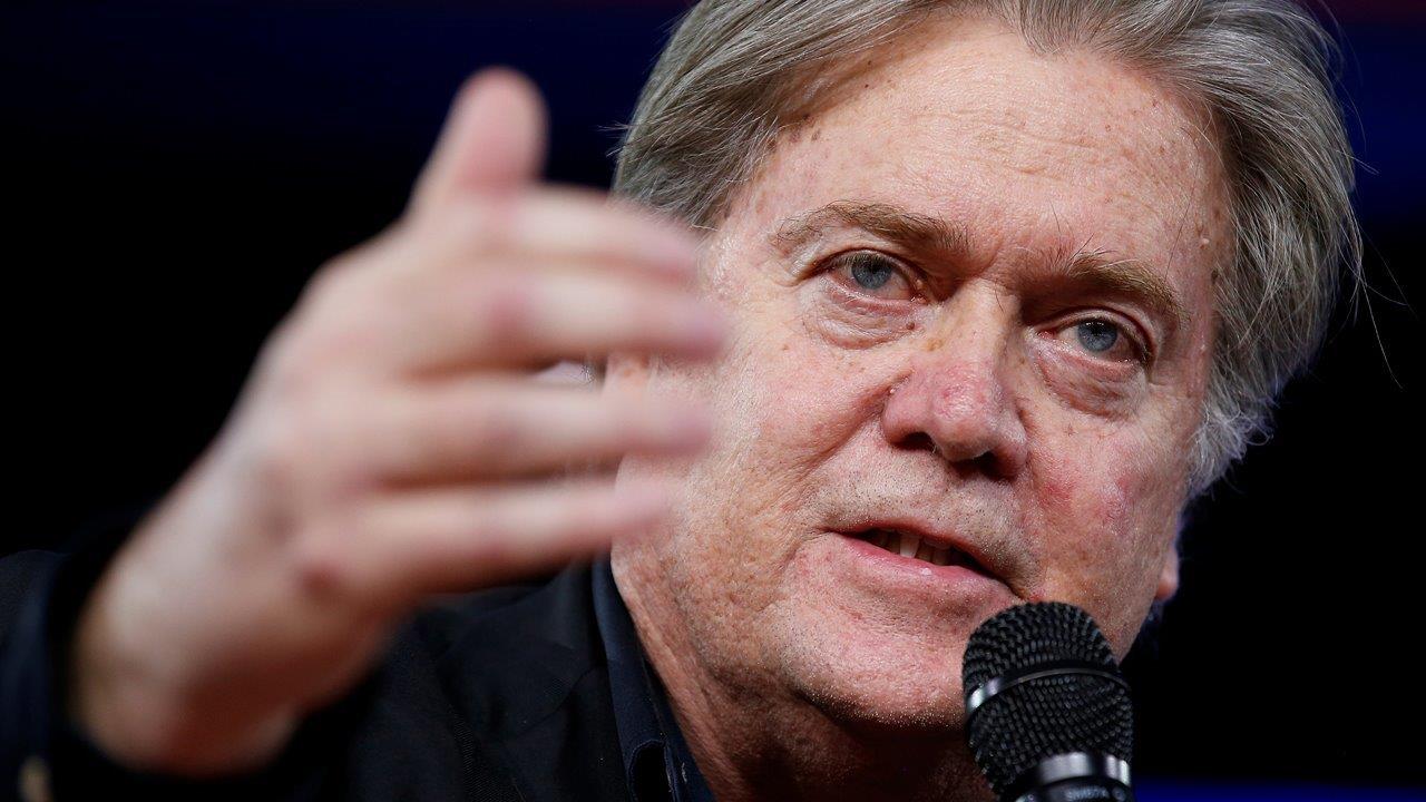Steve Bannon attacks 'opposition party' media at CPAC