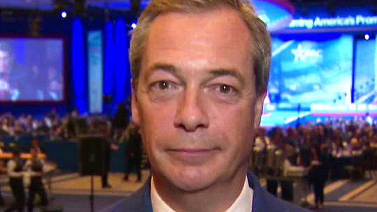 Farage: Trump has brought 'nationism' to White House