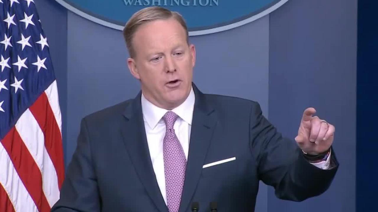 Spicer sparks uproar by excluding some media from briefing