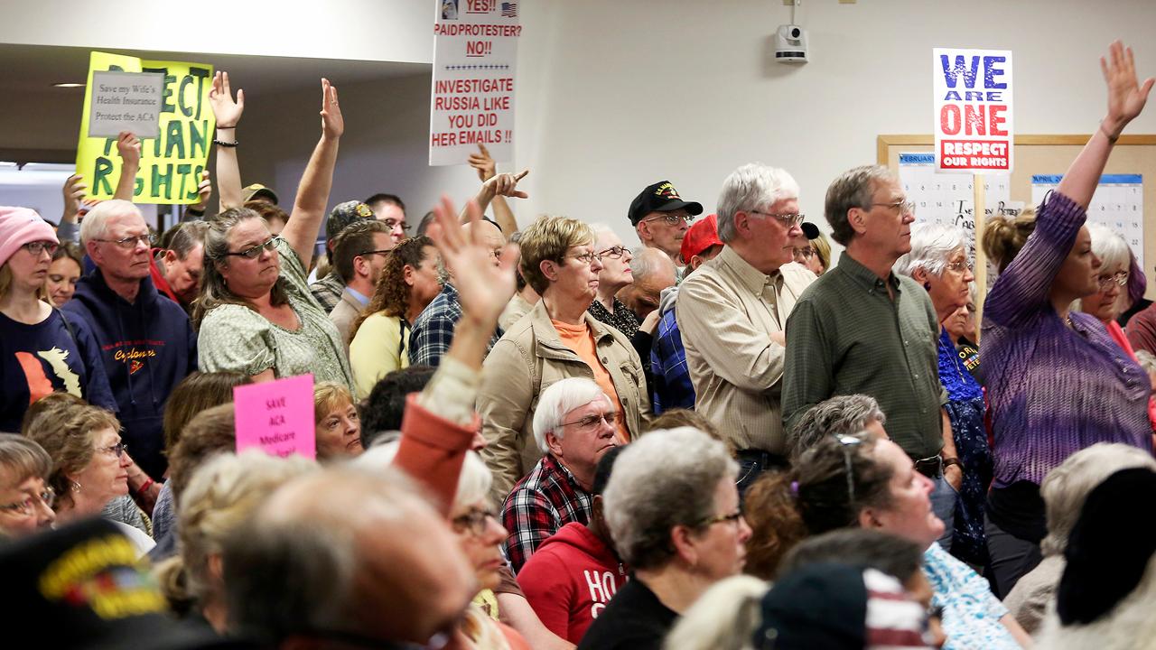 Republicans grapple with backlash at town halls