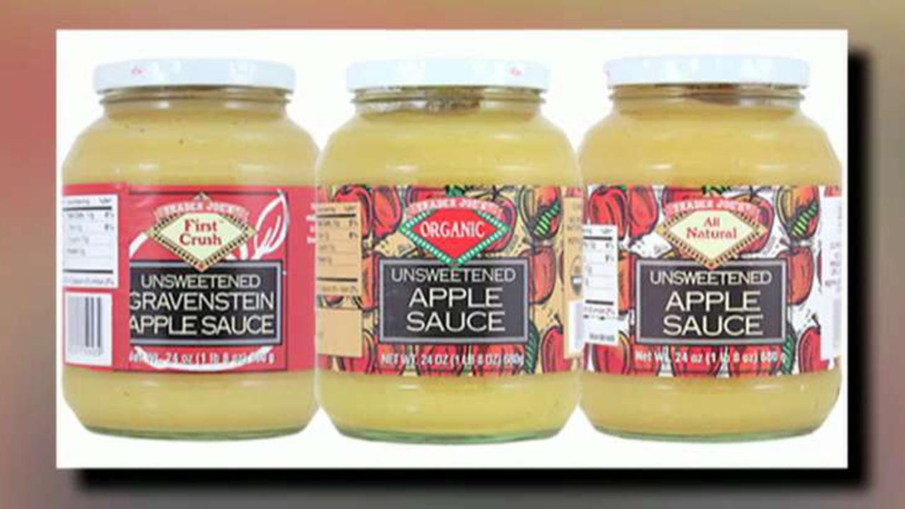 Trader Joe's apple sauce recalled due to glass found