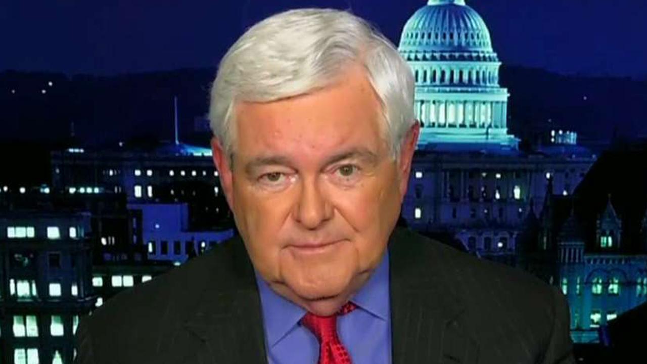 Newt Gingrich blasts Hollywood's outrage over Trump