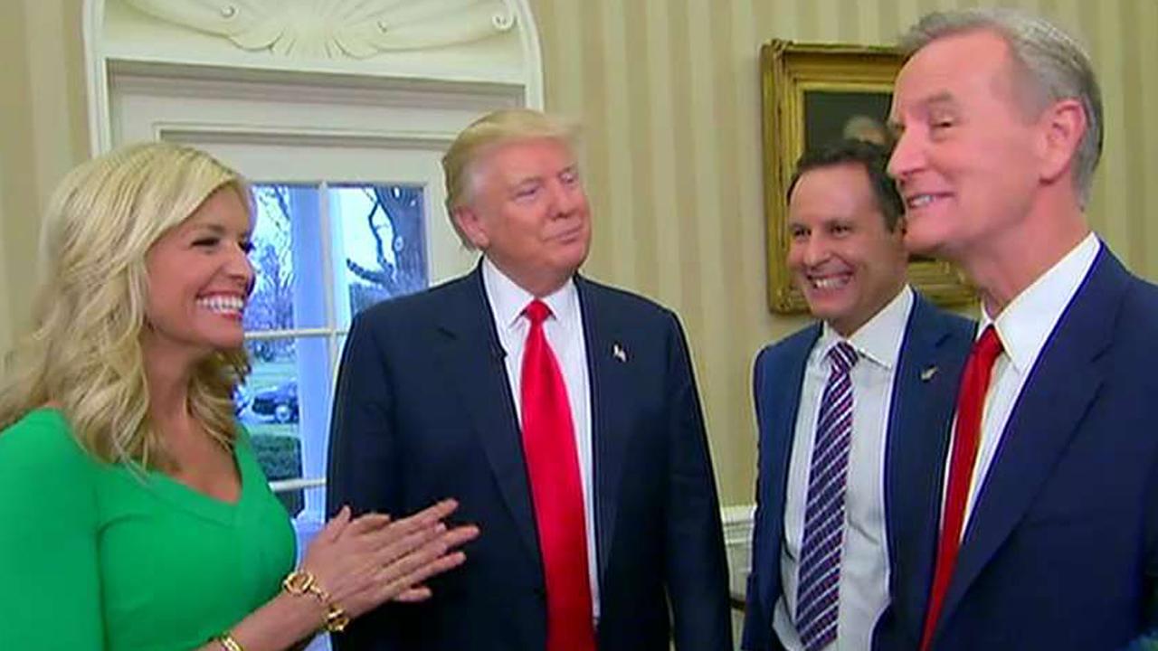 Donald Trump answers questions from 'Fox & Friends' viewers
