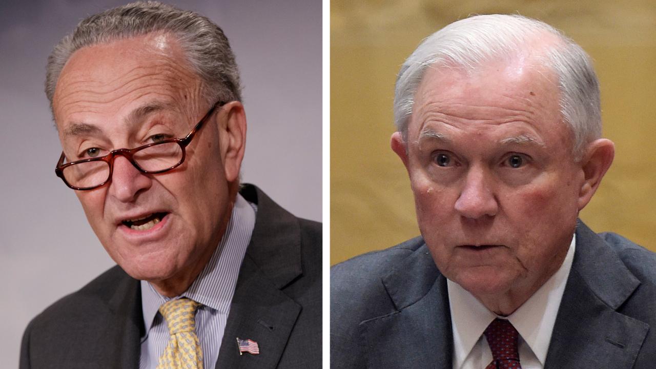 Schumer calls for Sessions' resignation, special prosecutor