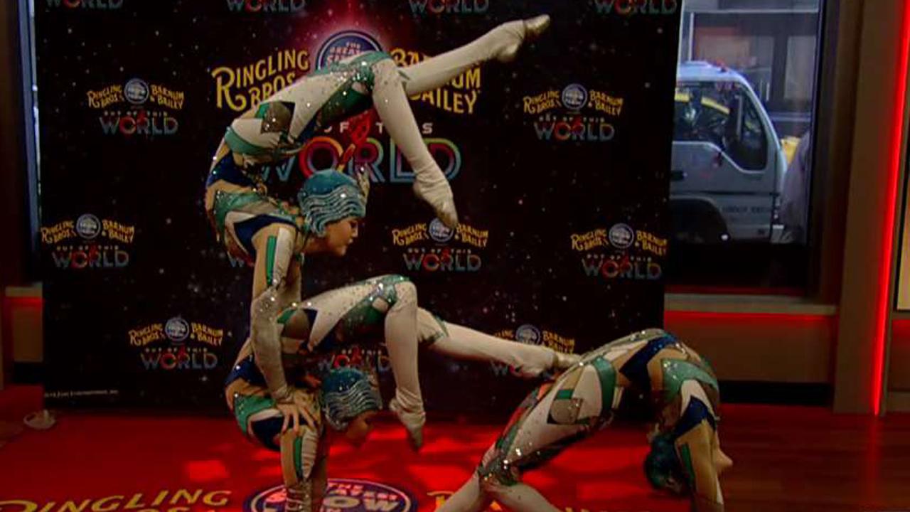 After the Show Show: Ringling Bros. Circus contortionists