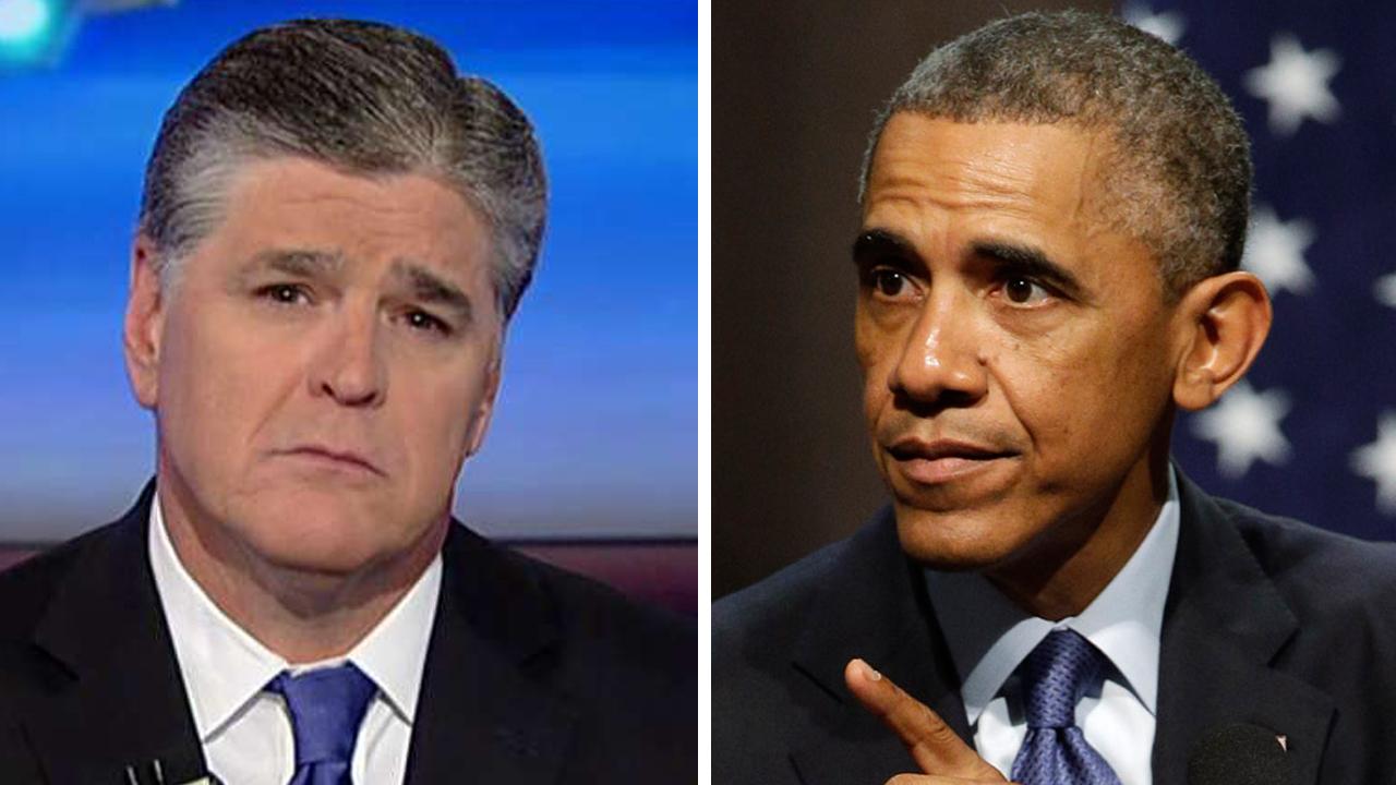 Hannity: Will the press ever ask Obama about wiretapping?