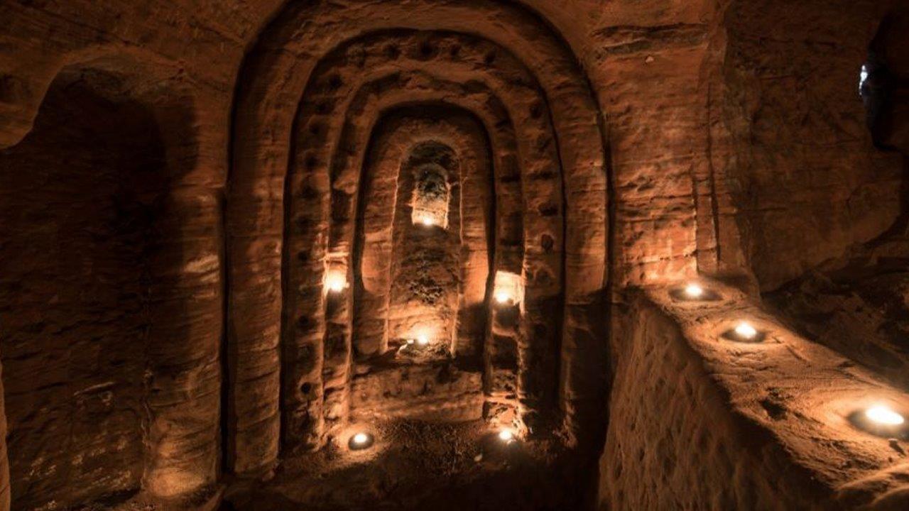 Hidden caves of the mysterious Knights Templar revealed