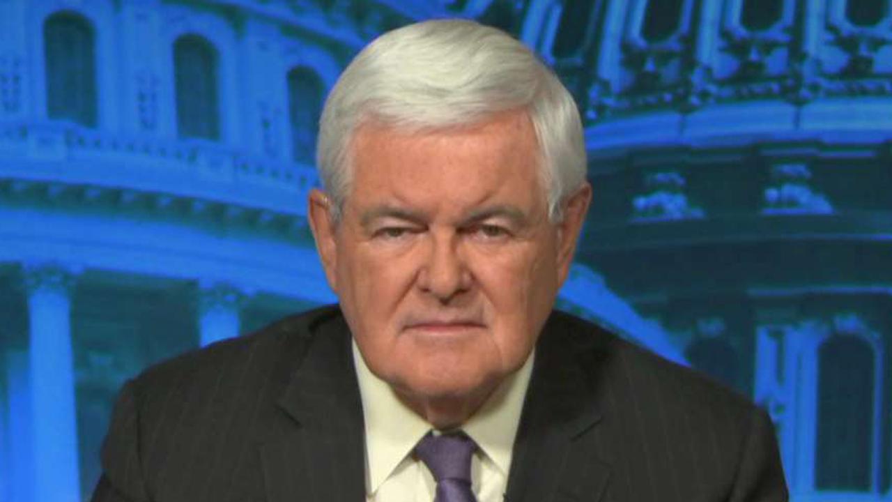 Gingrich talks 'deep state' bureaucrats' attacks on Trump