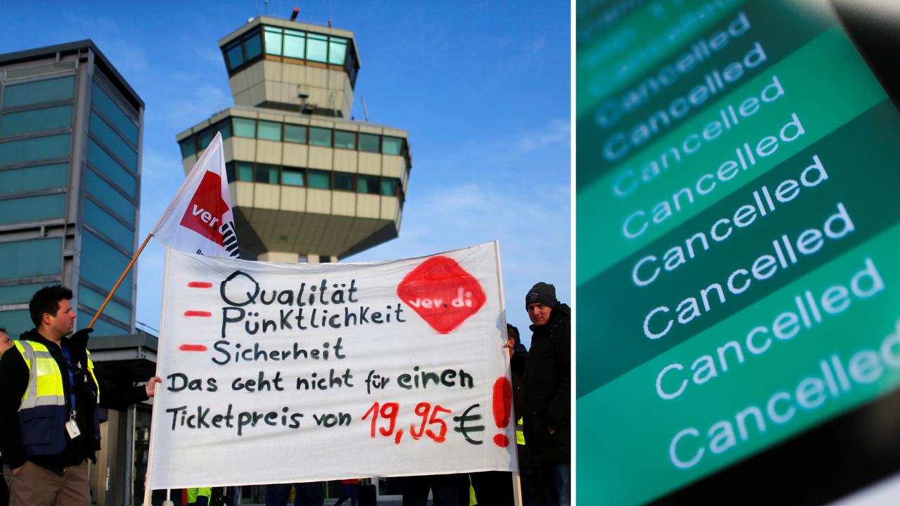 Berlin airport strike causes hundreds of cancelled flights