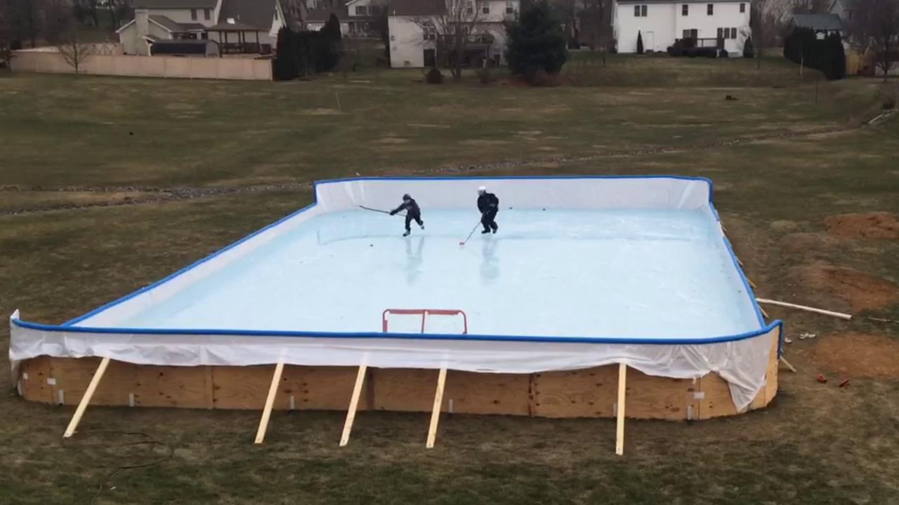 Town tells family backyard ice rink must come down