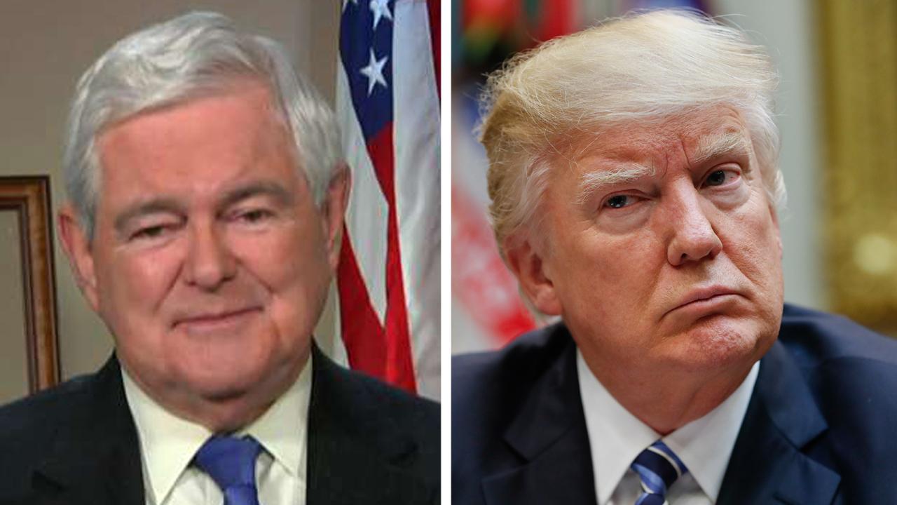 Gingrich: Release of Trump's tax return is a felony