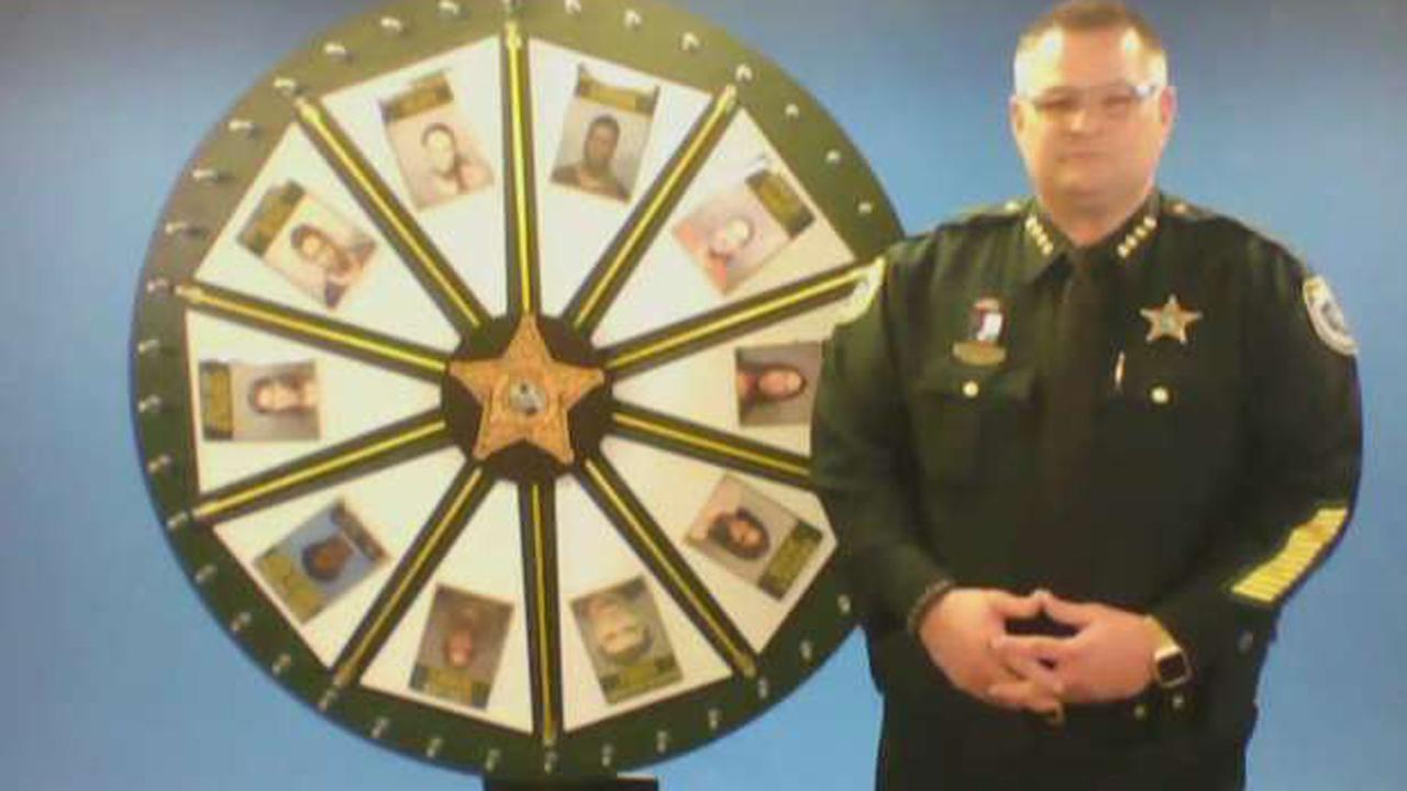 Sheriff explains how his 'Wheel of Fugitive' show works 