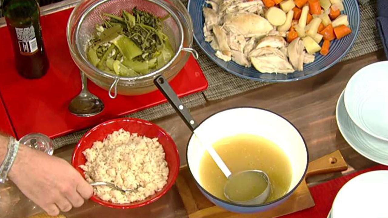 Cooking with 'Friends': Steve Hilton's chicken soup 