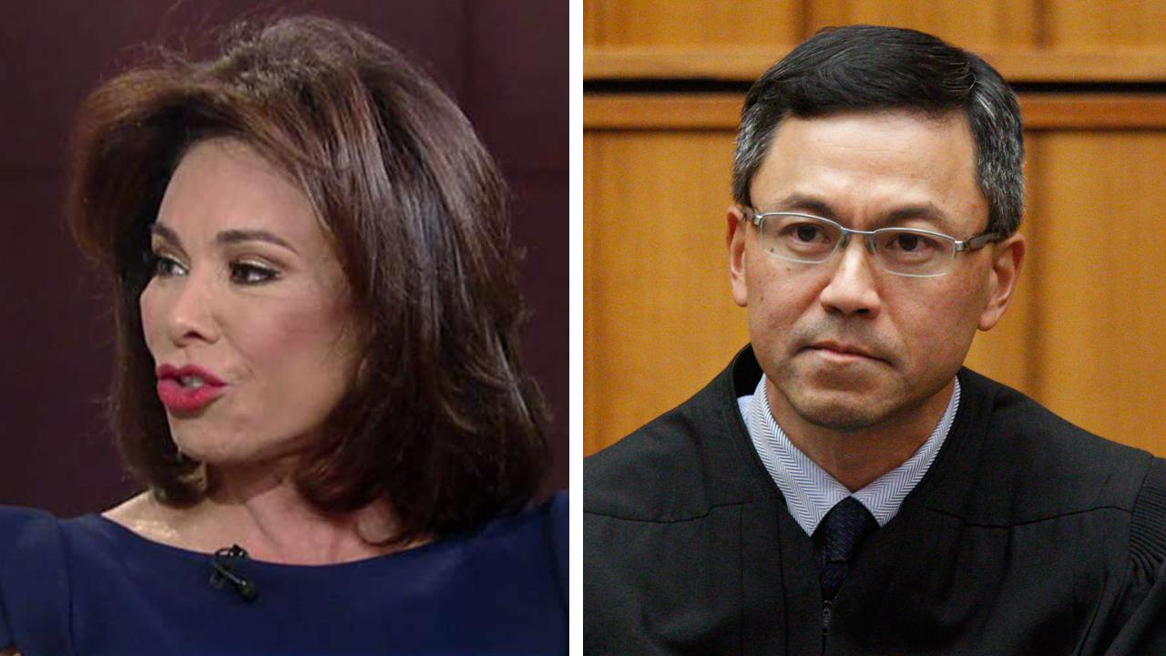 Judge Jeanine on travel ban block: Hawaii judge hates Trump