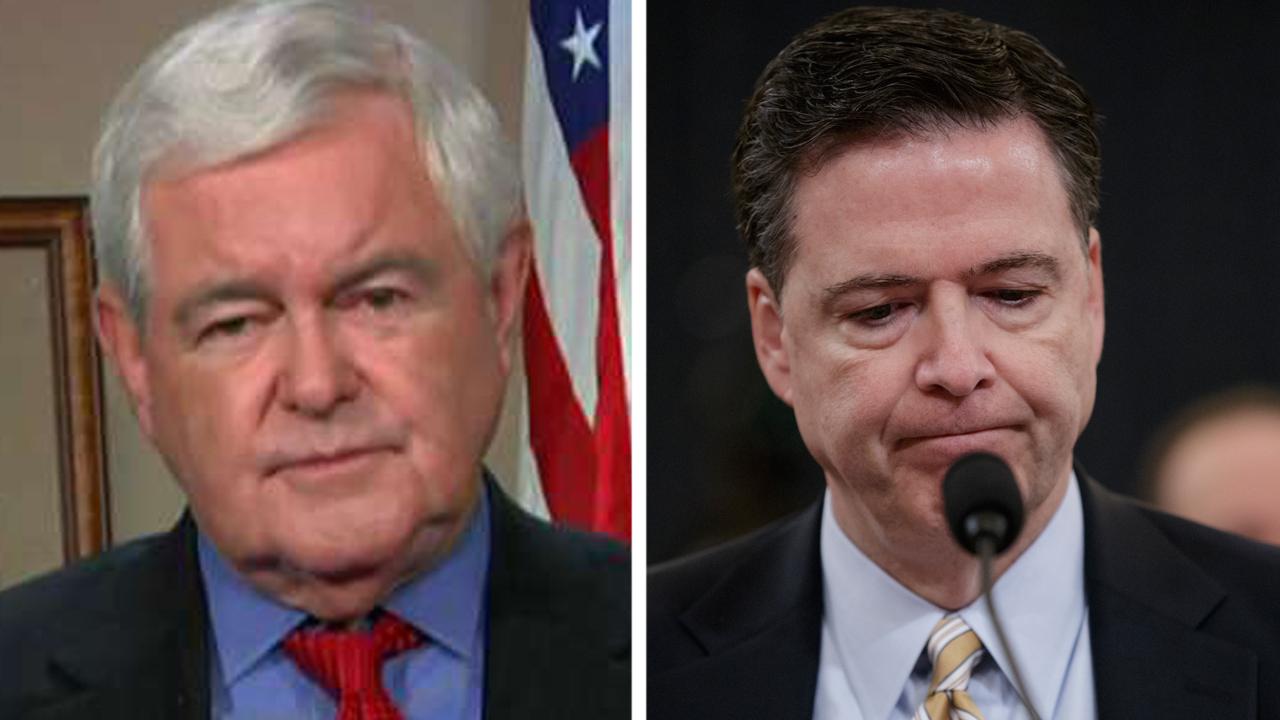 Gingrich: Comey showed how 'amazingly political' he is