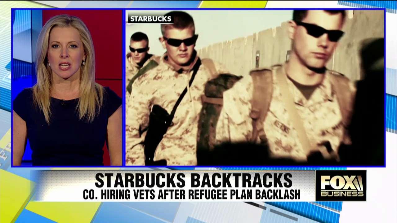 Starbucks hiring veterans