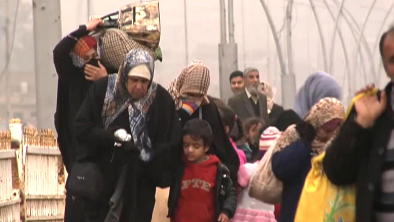 Exclusive: Humanitarian crisis sends families fleeing Mosul