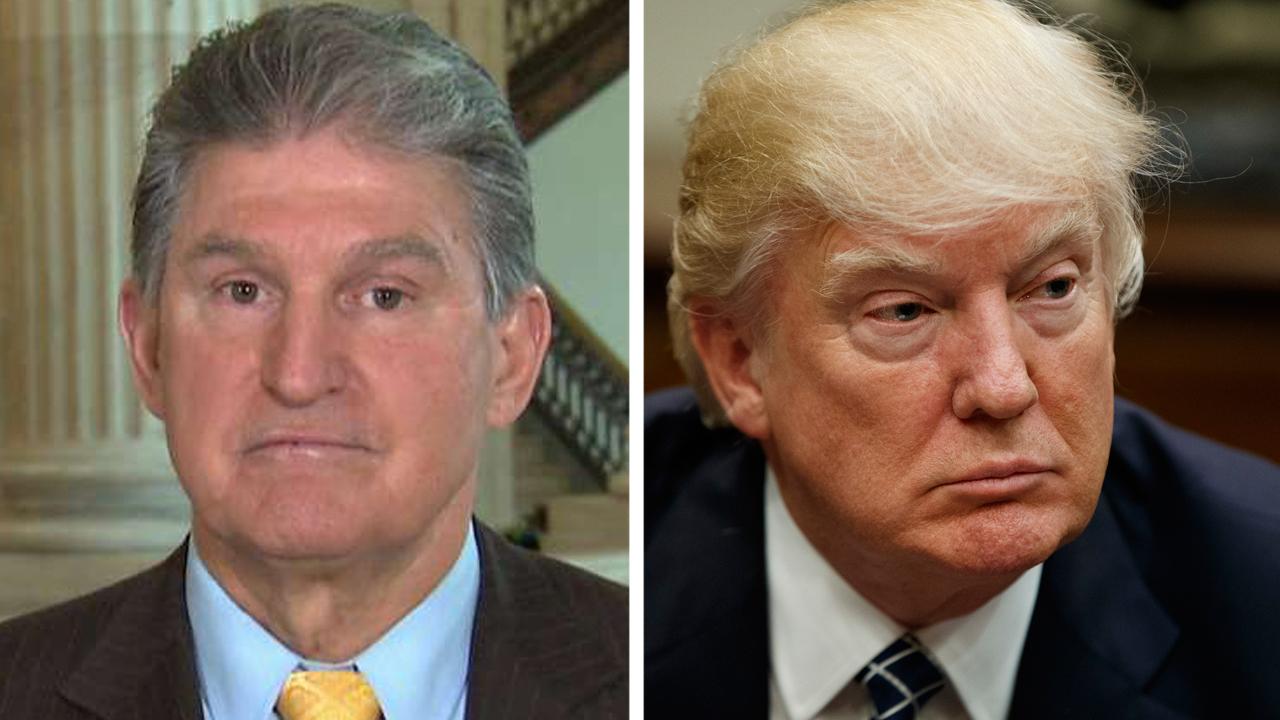 Sen. Manchin on Democrats working with the president