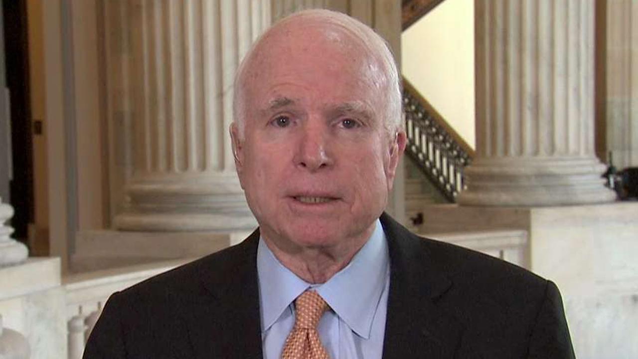 McCain: Russia investigation now requires a select committee