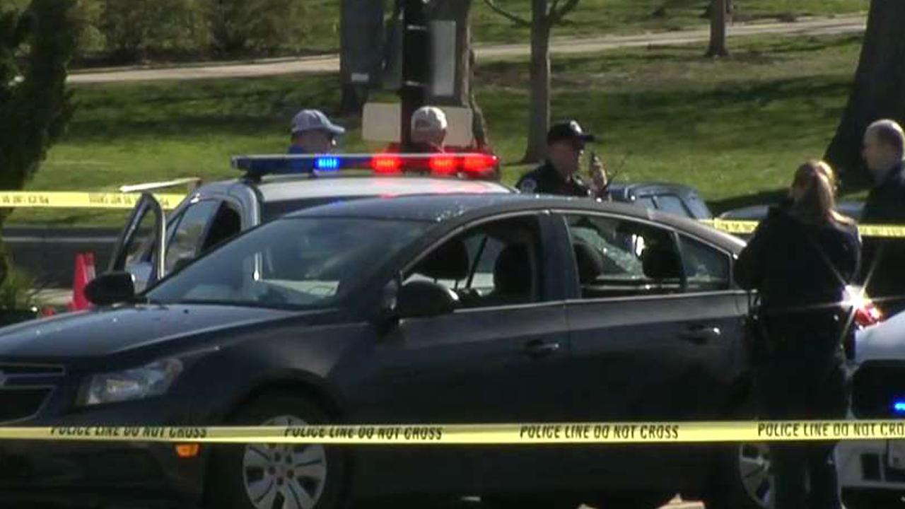 Suspect in custody after shots fired outside US Capitol