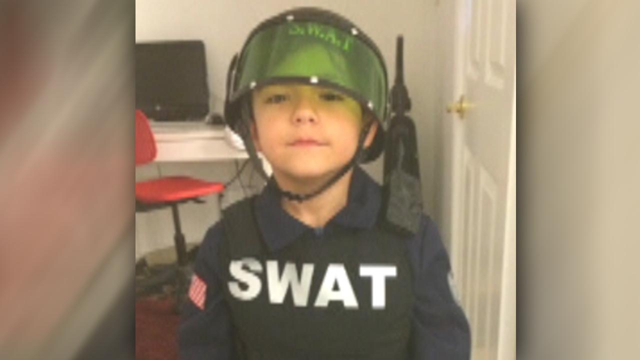 5-year-old's dream of joining the SWAT team comes true