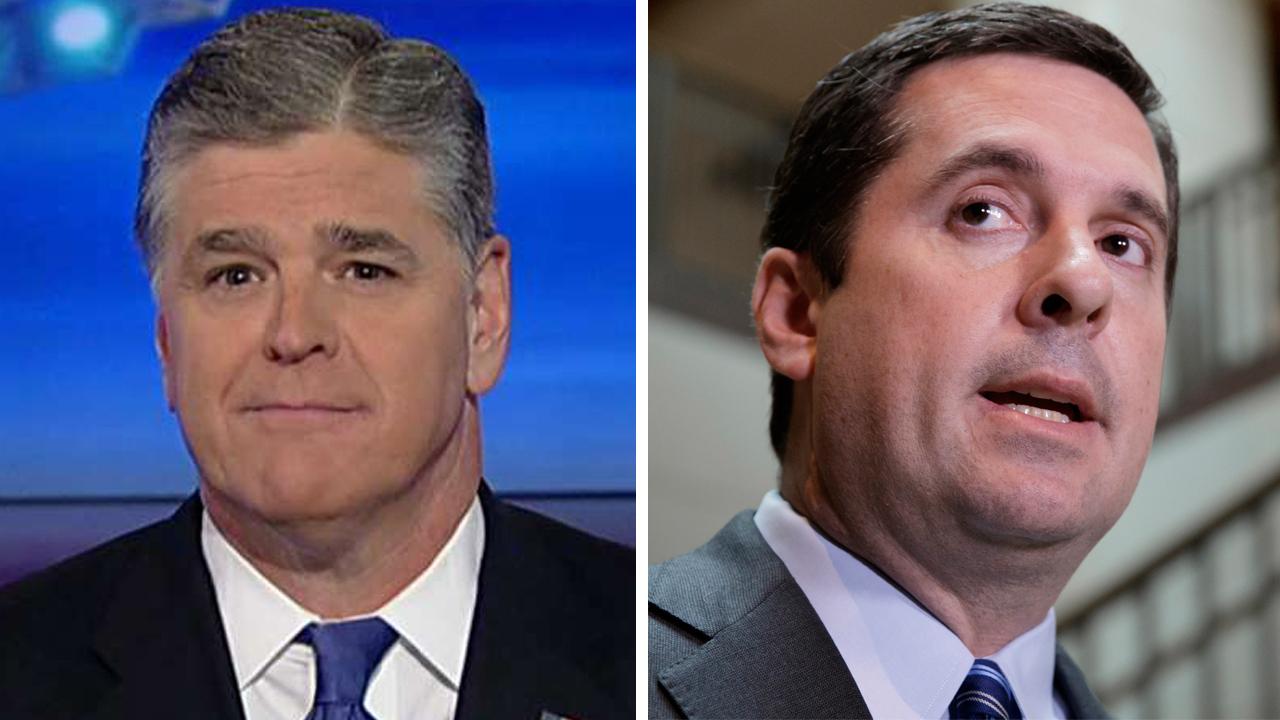 Hannity: Media ignore the real story by going after Nunes