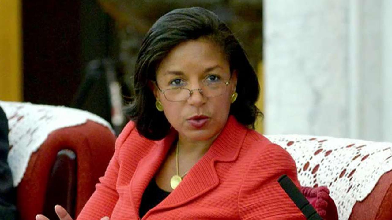 Rice on record denying any knowledge of Trump surveillance
