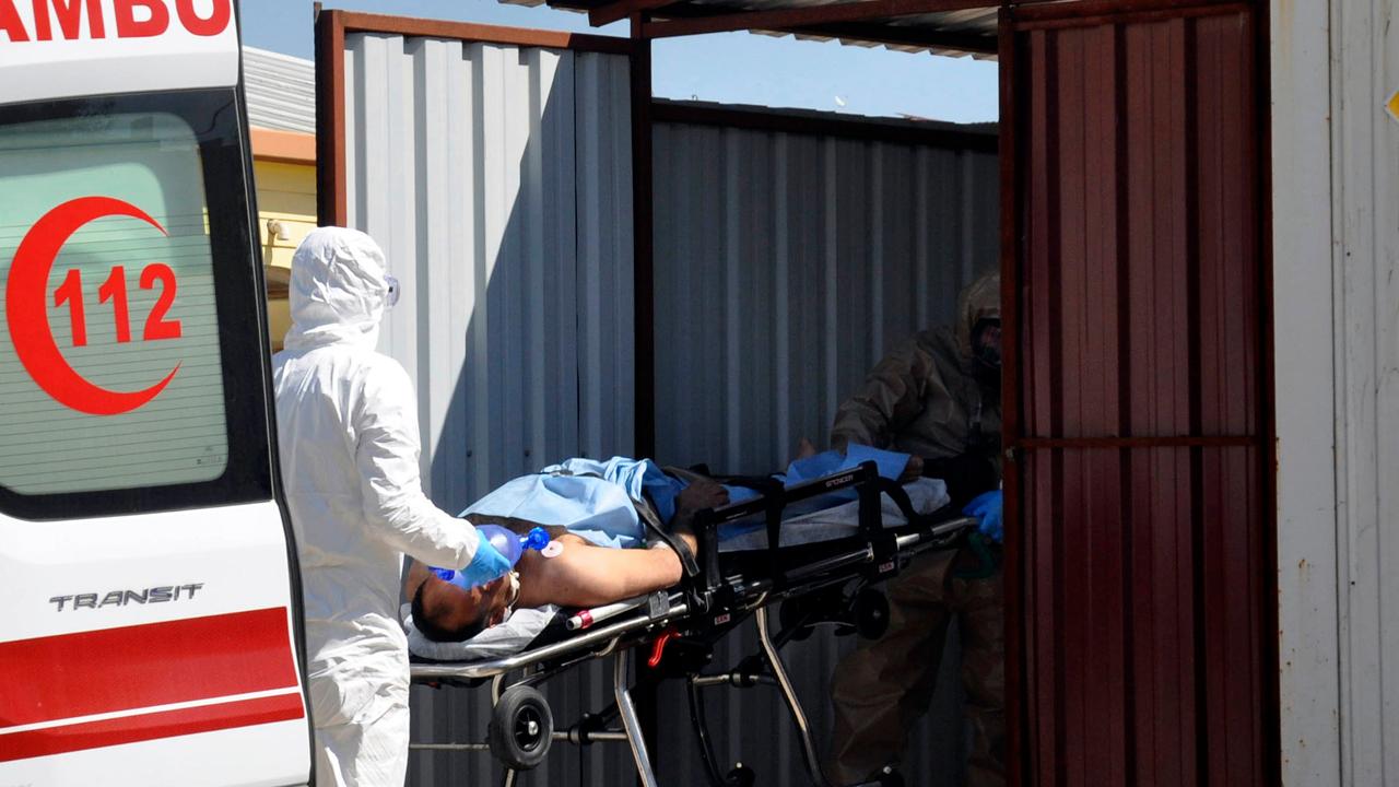 Suspected chemical attack kills dozens in Syria